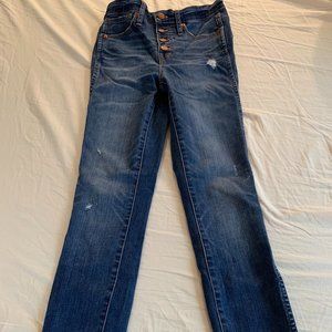 Madewell 10" High Rise Skinny Ankle Jeans
